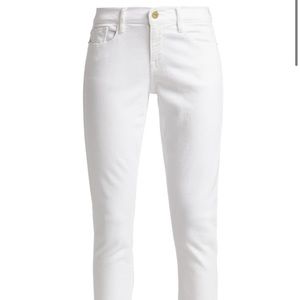 Frame Denim White Boyfriend ale Garçon Jeans